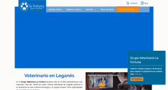 Desktop Screenshot of grupoveterinariolafortuna.com